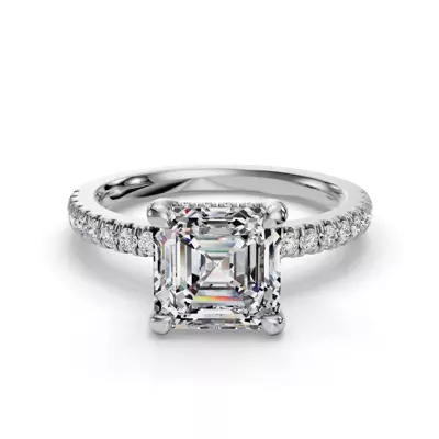 Setting Gabriella Pavé Hidden Halo