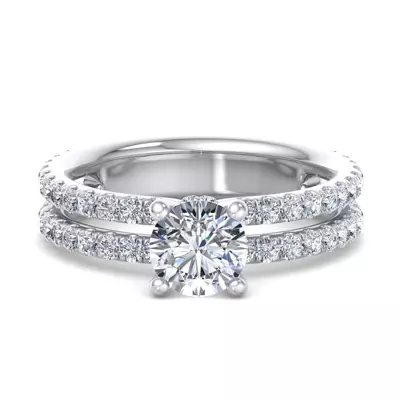 Cassidy Hidden Halo Engagement Ring