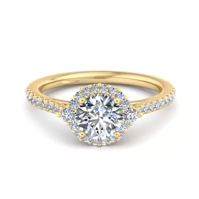 Hannah Diamond Halo Engagement Ring