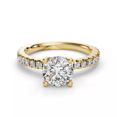 Gabriella Grand Pavé Hidden Halo Engagement Ring