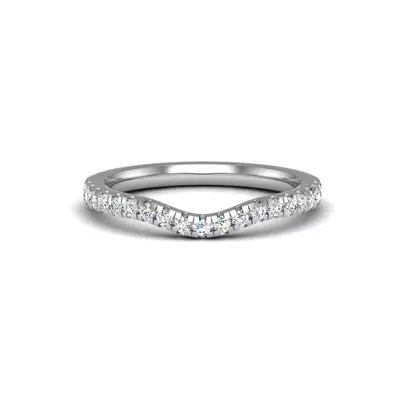 Mackenzie Curved Pave Band