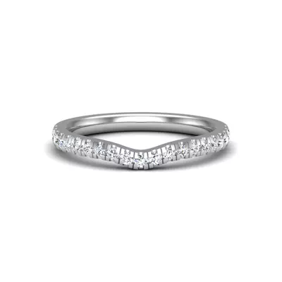 Daisy Curved Pavé Band
