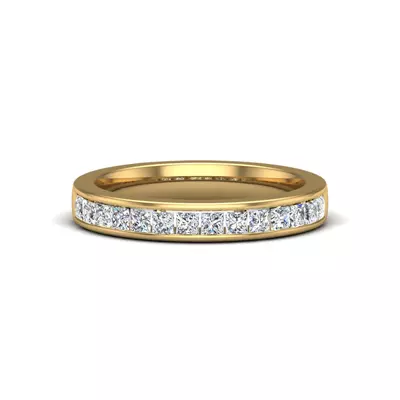 Noelle Channel-Set Princess-Cut Band