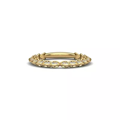 Cataleya Pave Leaf Band