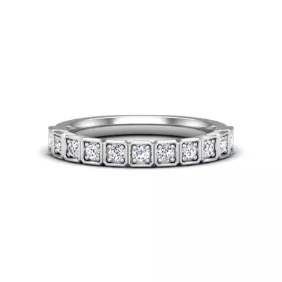 Kenzie Square Pave Band