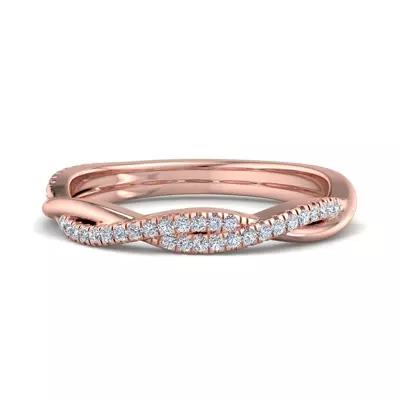 Jimena Twisted Pave Band