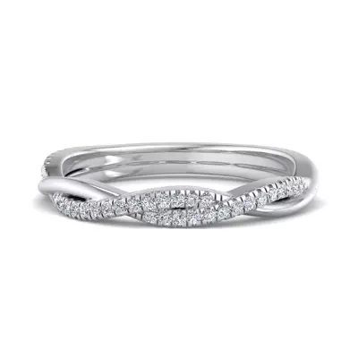Jimena Twisted Pave Band