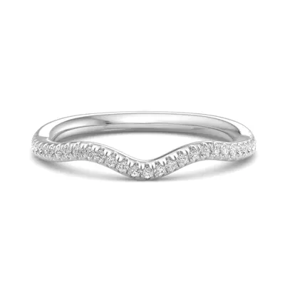 Kaliyah Curved Pavé Band