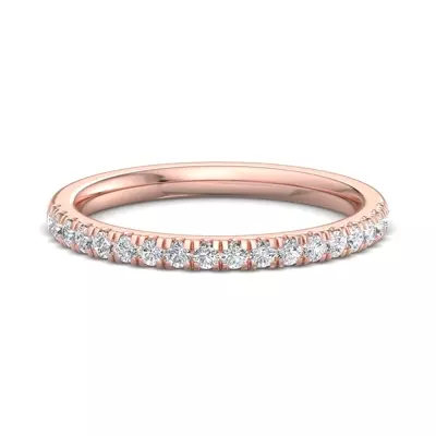 Sloan Wavy Pavé Band