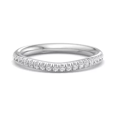 Frankie Curved Pavé Band