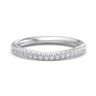 Kathryn Curved Pavé Band