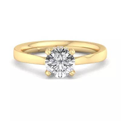 Lyla Hidden Halo Engagement Ring