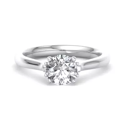 Daisy Solitaire Engagement Ring