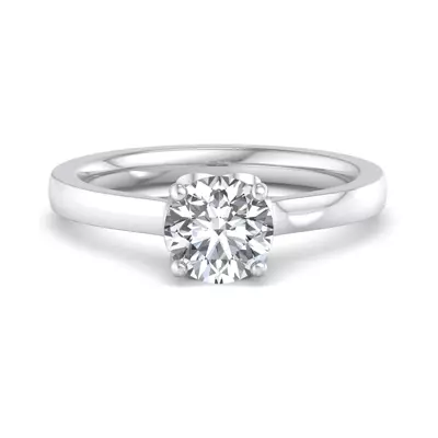 Valerie Heart Solitaire Engagement Ring