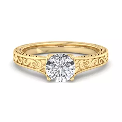 Emma 4 Prong Solitaire Engagement Ring