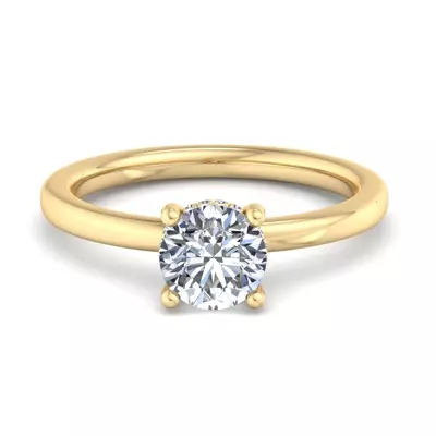 Lucia Hidden Halo Engagement Ring