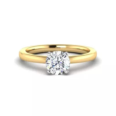 Leah 4 Prong Solitaire Engagement Ring
