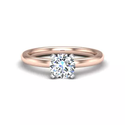 Lillian 4 Prong Solitaire Engagement Ring