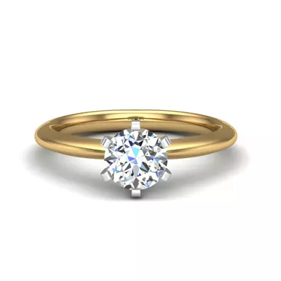 Maria 6 Prong Solitaire Engagement Ring