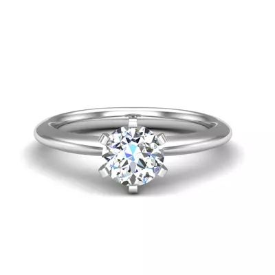 Maria 6 Prong Solitaire Engagement Ring