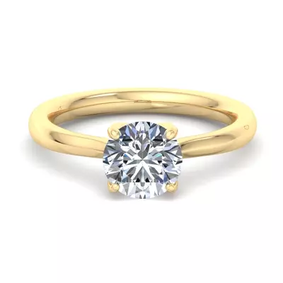 Paris Pavé Collar Engagement Ring