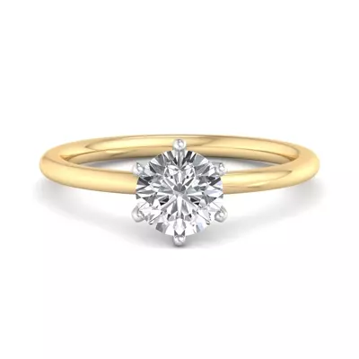 Presentation 6 Prong Solitaire Engagement Ring