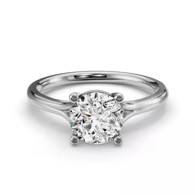 Isabella Split Shank Solitaire Engagement Ring