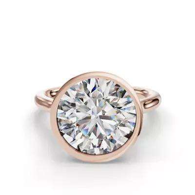 Emery Bezel Solitaire Engagement Ring (2mm)