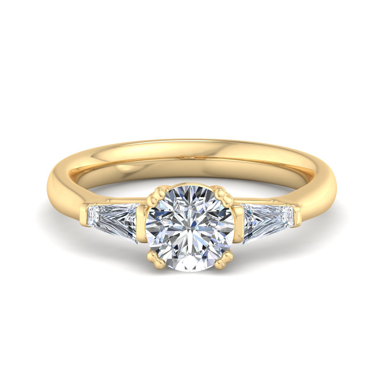 Brooklyn 3 Stone Engagement Ring