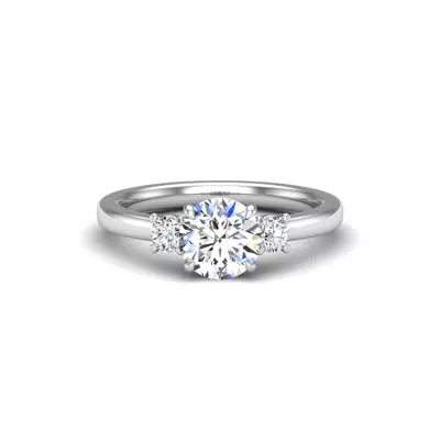 Oaklee 3 Stone Engagement Ring