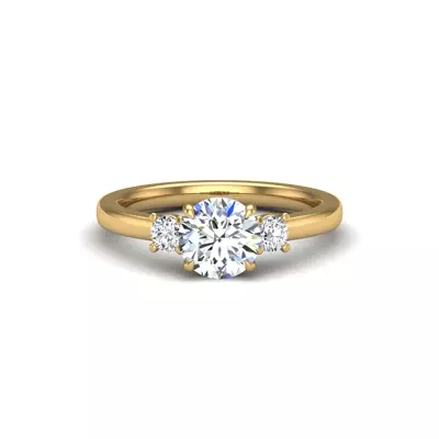 Oaklee 3 Stone Engagement Ring