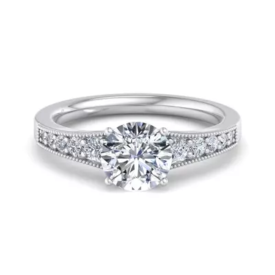 Xiamora Pave Engagement Ring