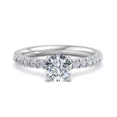 Elliot Pave Engagement Ring