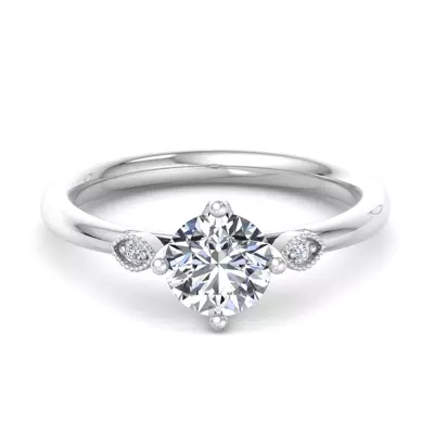 Jayleen U-Prong Three-Stone Engagement Ring
