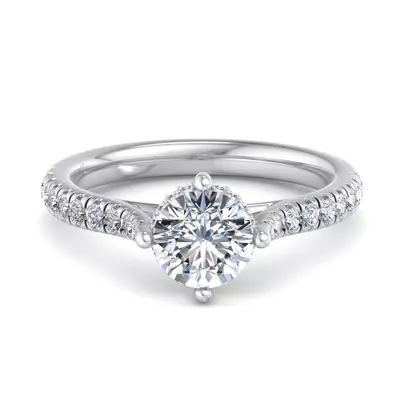 Madelyn Hidden Halo Engagement Ring