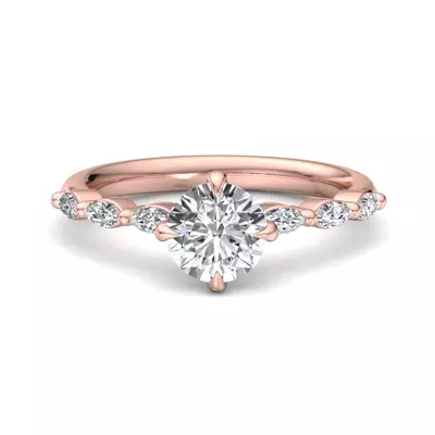 Mila Marquise Band Engagement Ring