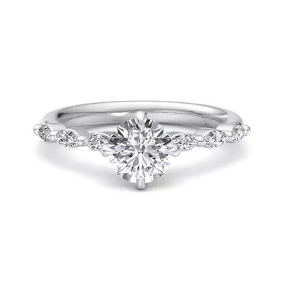 Mila Marquise Band Engagement Ring