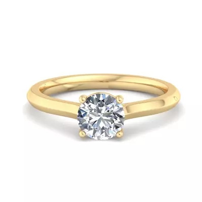 Ayesha 4 Prong East-West Solitaire Engagement Ring