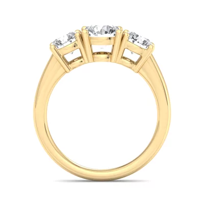 Gwendolyn Three Stone Lab Diamond Engagement Ring (1.00Ct. Tw.)