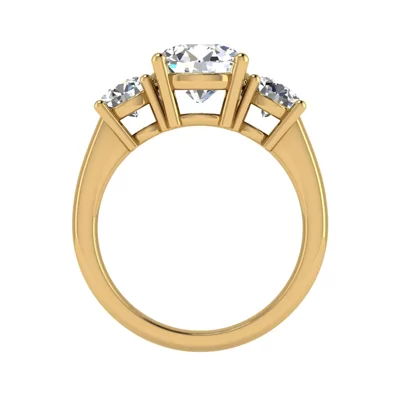 Gwendolyn Three Stone Lab Diamond Engagement Ring (1.00Ct. Tw.)