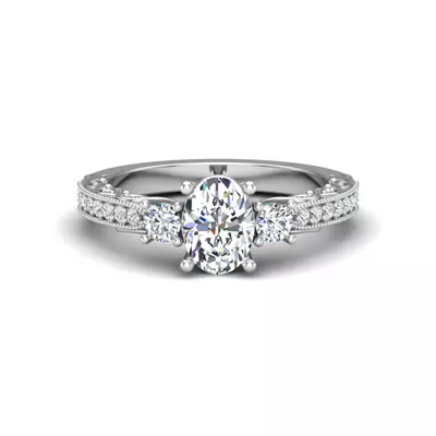 Ariyah Accented Engagement Ring