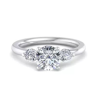 Rosie 3 Stone Engagement Ring