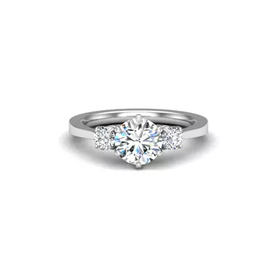 Kamryn Three Stone Ring Engagement Ring