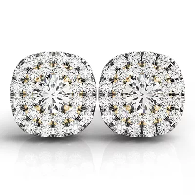Stacey Double Halo Earrings