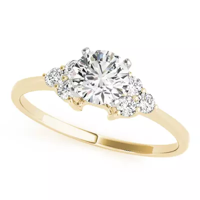 Twila Cluster Diamond Engagement Ring