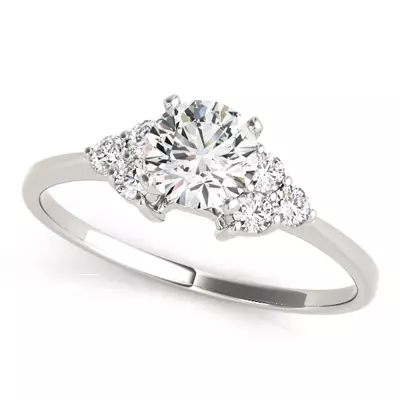 Twila Cluster Diamond Engagement Ring