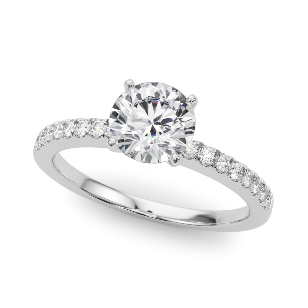 Maddison Pavé Diamond Engagement Ring