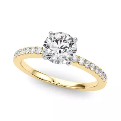 Maddison Pavé Diamond Engagement Ring
