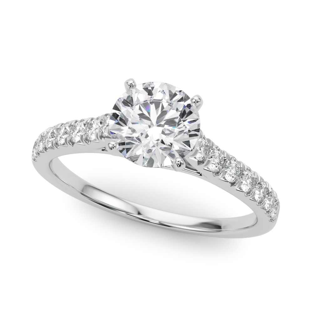 Rhya French Pavé Diamond Engagement Ring