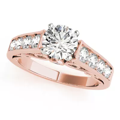 Serena Channel Diamond Engagement Ring